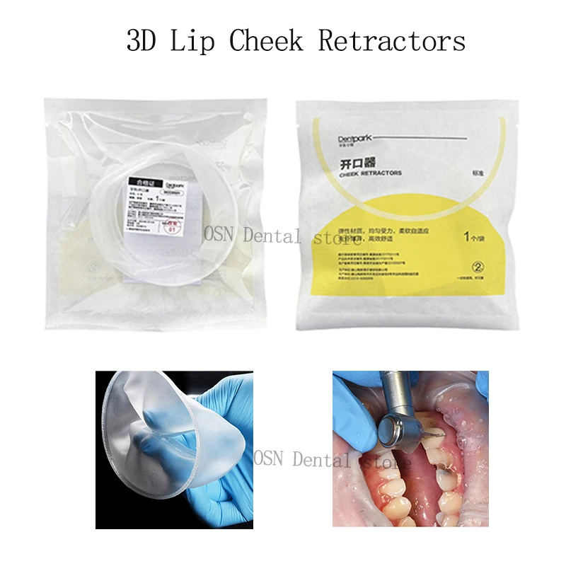 10pcs Dental Mouth Opener Small/Medium Size Dental Latex Free 3D Mouth Opener Mouth-Gag Lips Openers Oral Care