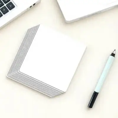 

12 Pcs Dry Erase Reusable Whiteboard Stickers Washable Labels Removable Lists PVC Notebook Decals
