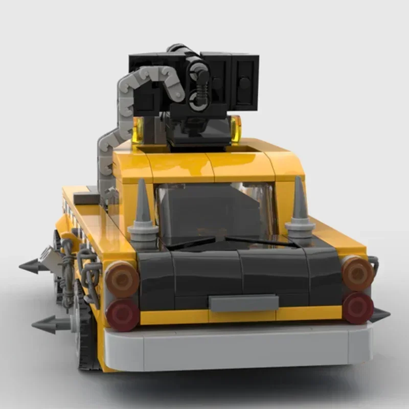 Stad Voertuig Model Moc Bouwstenen 1975, A11 Apocalypse Taxi Technologie Modulaire Blokken Geschenken Kerst Speelgoed DIY Sets Montage