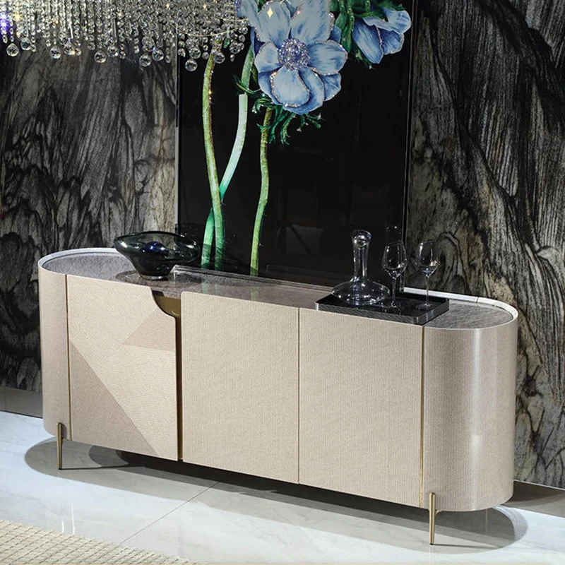 

Minimalist light luxury door cabinet Modern simple Italian side cabinet Living room door locker Home decoration cabinet