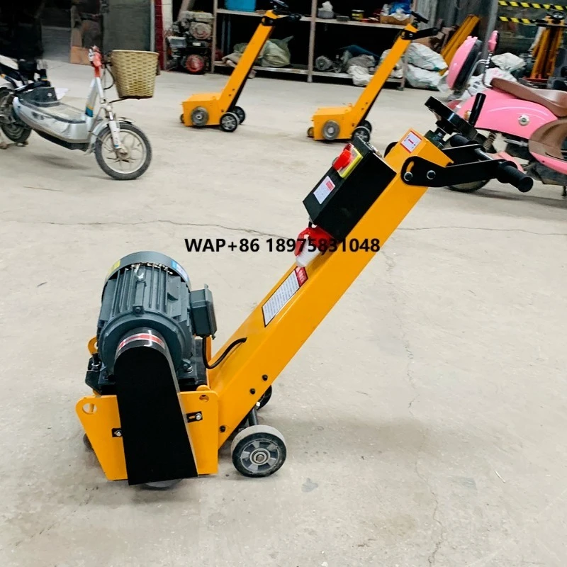 Portable miniature concrete surface milling machine electric concrete planer Road milling machine