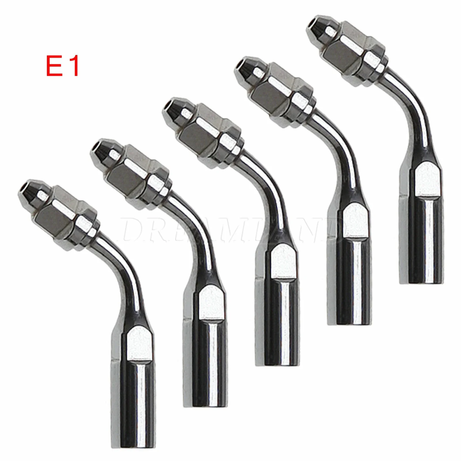 

5Pcs E1 Dental Endodontics Tips Fit For EMS WOODPECKER Ultrasonic Scaler Handpiece