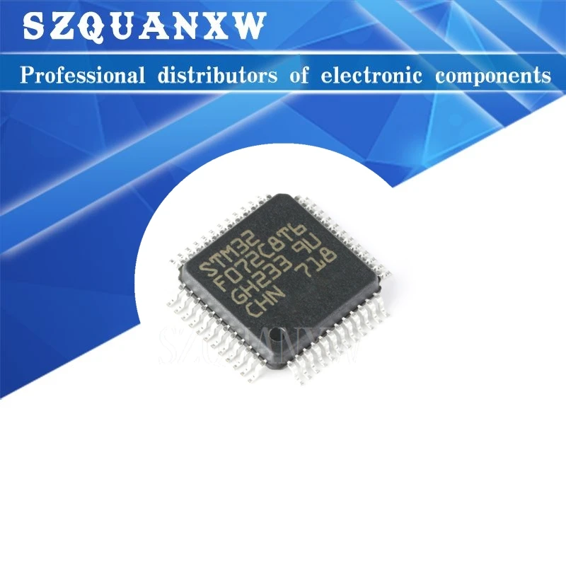 1piece STM32F072C8T6 STM32F072CBT6 STM32F072 QFP-48 In Stock