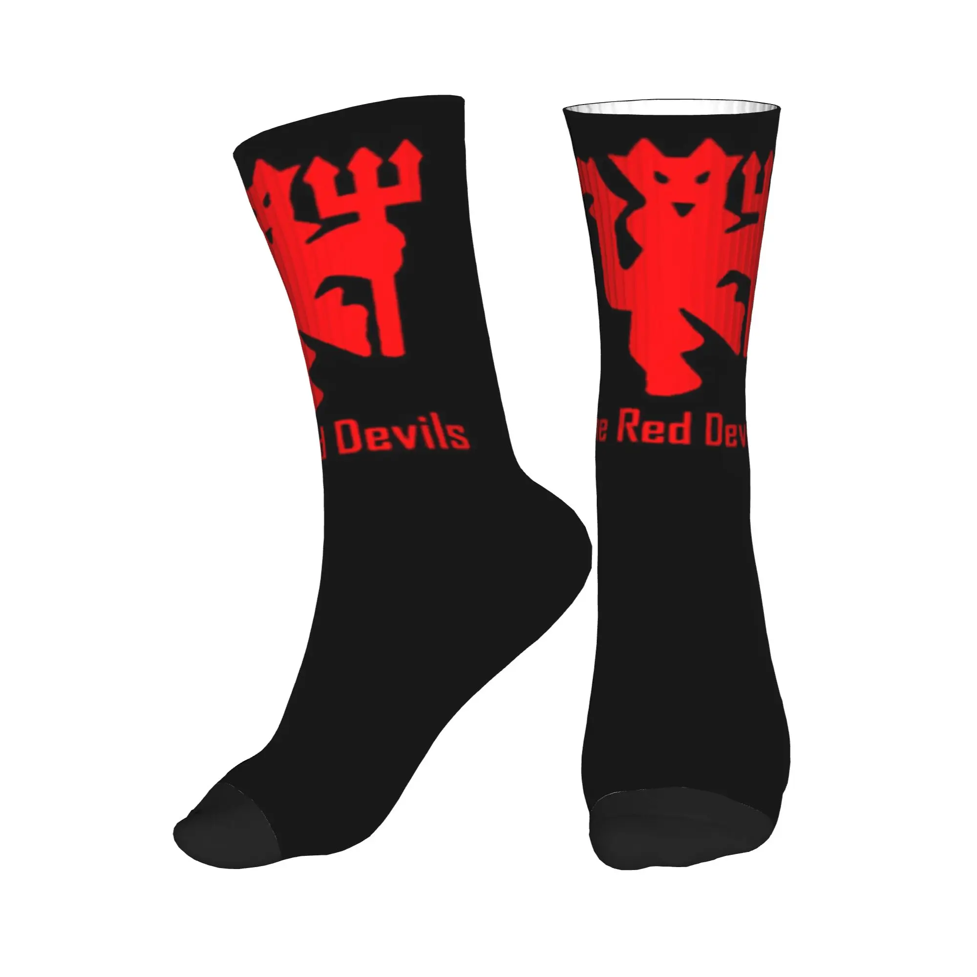 

Носки All Seasons Devils Of Manchester, Manchester Is Red Sport, средней длины, забавные носки для мужчин и женщин