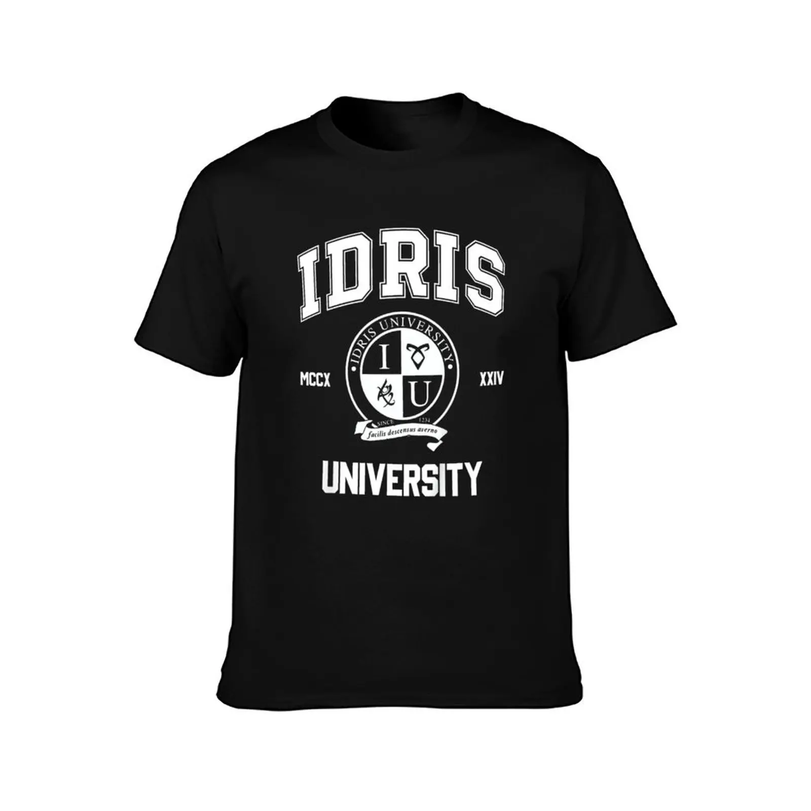 Idris University, Shadow, Bookish, City of Bones, Clockwork Prince, Gift For Fan T-Shirt All Weather Casual Short Sleeve T-Shirt