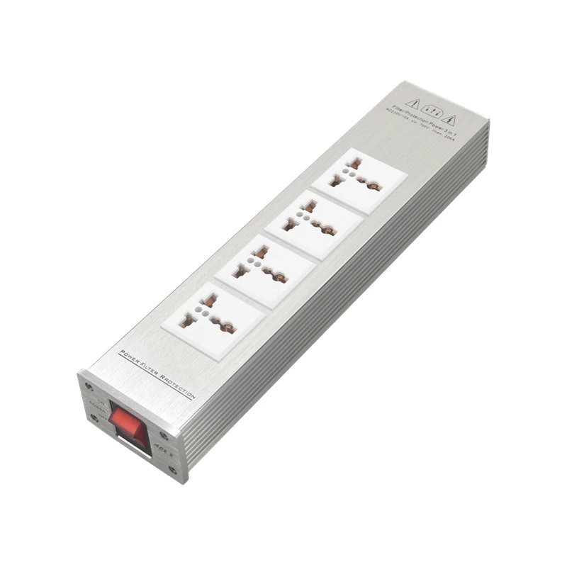 HIFIDIY LIVE HIFI audio power filter socket HiFi Power Filter Plant Schuko Socket 1500W 100V-240V AC2.2