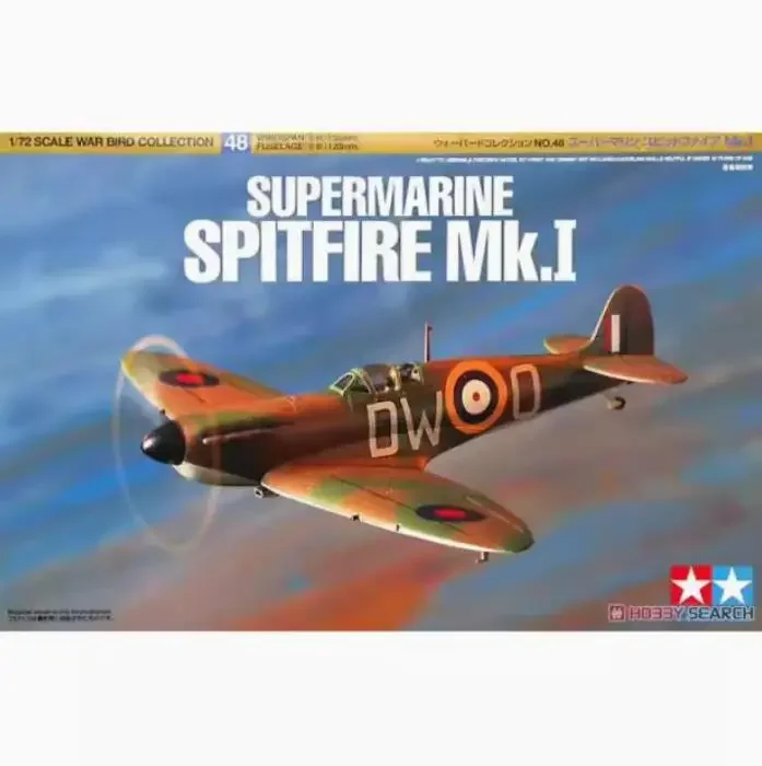 

Tamiya Supermarine Spitfire Mk.I 1/72 Scale Model Kit Airplane Kit 60748