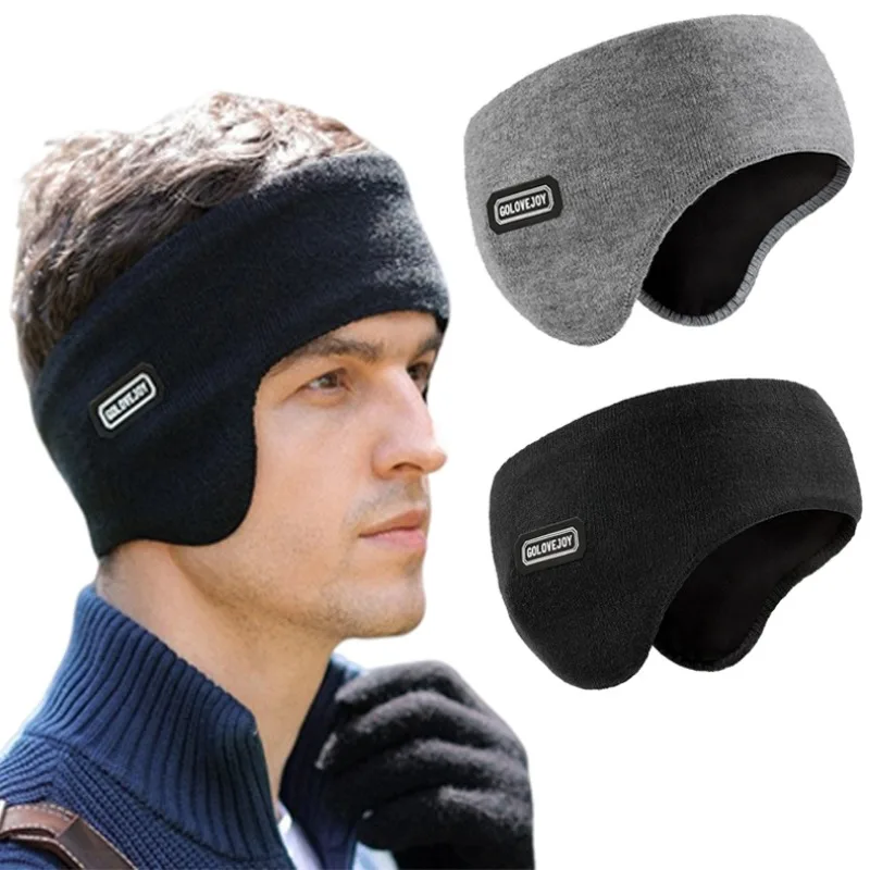 Winter Warm Earmuffs for Women Men Fashion Fleece Ear Head Band Windproof Ski Run Sports Ear Muff Headband Hair Band Ear Warmers