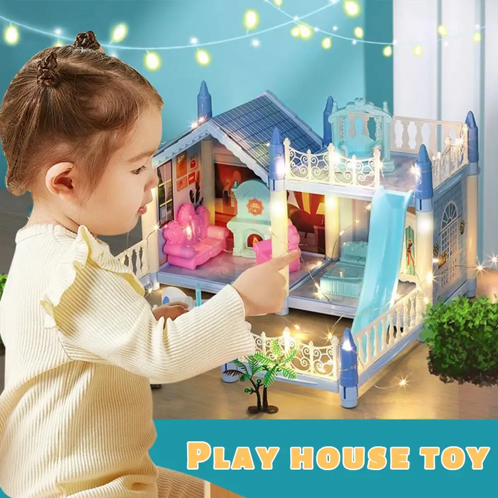 Dream Castle Princess Toys Children's Play House Toy House Castle Puzzle Villa Blocks Kids ﻿ Toy Building Princess Assembly L7O0