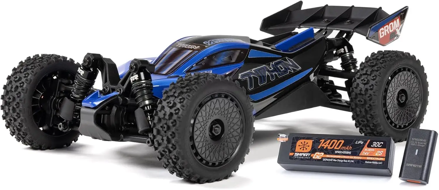 

Бесщеточный багги 4X4 малого масштаба RTR с зарядным устройством DSC, синий