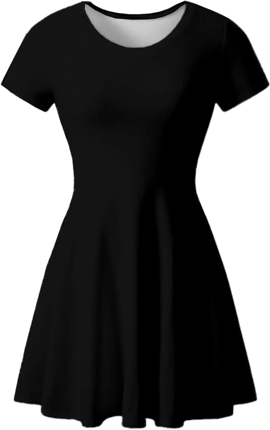 Abito casual personalizzato per donna Abito estivo personalizzato con logo Immagine di testo Stampa personalizzata di abiti prendisole a maniche corte