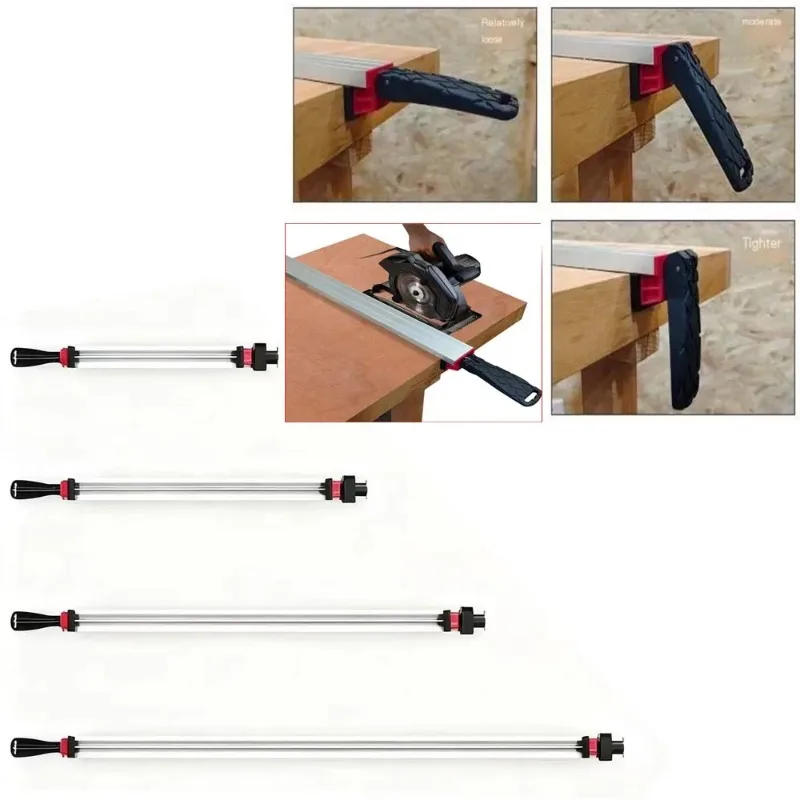 

Зажим для деревянных досок, прямой кромочный зажим для циркулярной пилы, направляющая для распиловки, фиксирующий зажим, инструмент для деревообработки