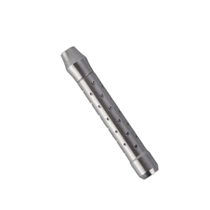 2026 YAQI Comfortable Grip Razor Holder For Shaving Stainless Steel Safety Razor Handle For Men 80mm Length 11‑12mm Diameter
