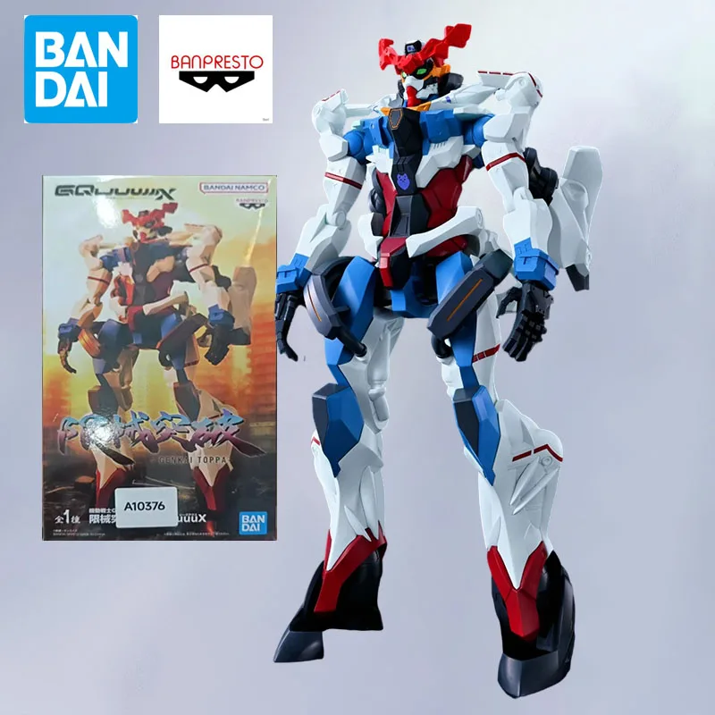 ของแท้จาก BANDAI BANPRESTO หุ่นกันดั้ม GQuuuuuuX ใหม่และยังไม่ได้เปิด GQuuuuuuX ขนาด 28 ซม. ฟิกเกอร์อนิเมะของสะสมของแท้ ของเล่นสะสม ของขวัญ