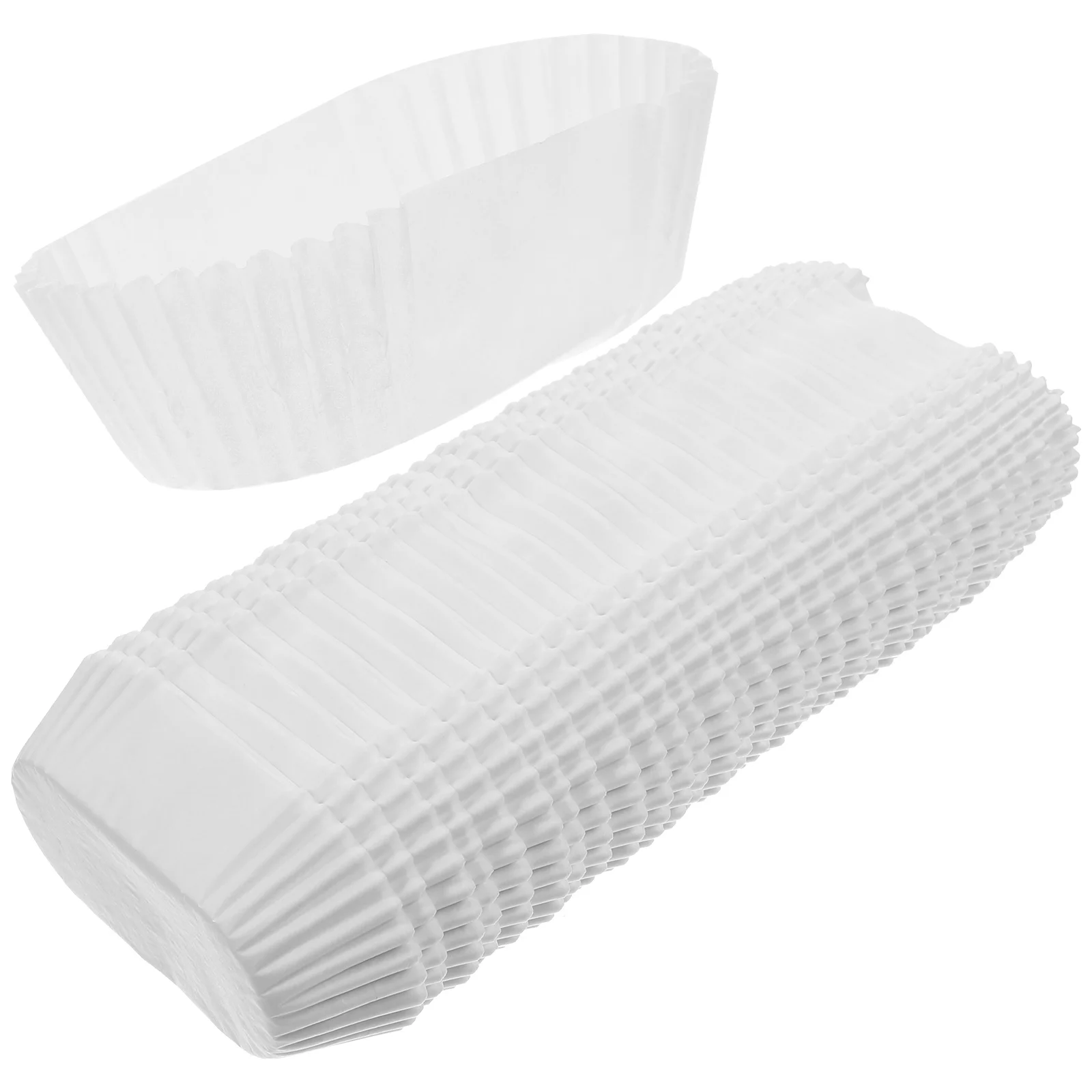 Boat Shape Paper Cups Oval Cake Grease Proof Cupcake Liners Saucepans Bread Tray