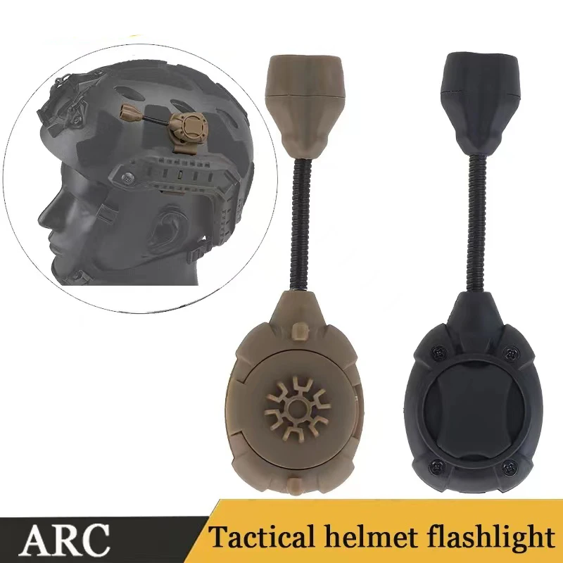 

Tactical Helmet Flashlight Hunting Camping Airsoft Helmet Accessories Military Helmet Light Torch Modular Lighting System