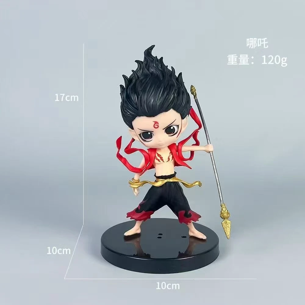 Gorąca sprzedaż Anime Nezha Birth Of The Demon Child Ne Zha Aobing Cartoon Action Figures Model Ornaments Kids Birthday Gifts Custom