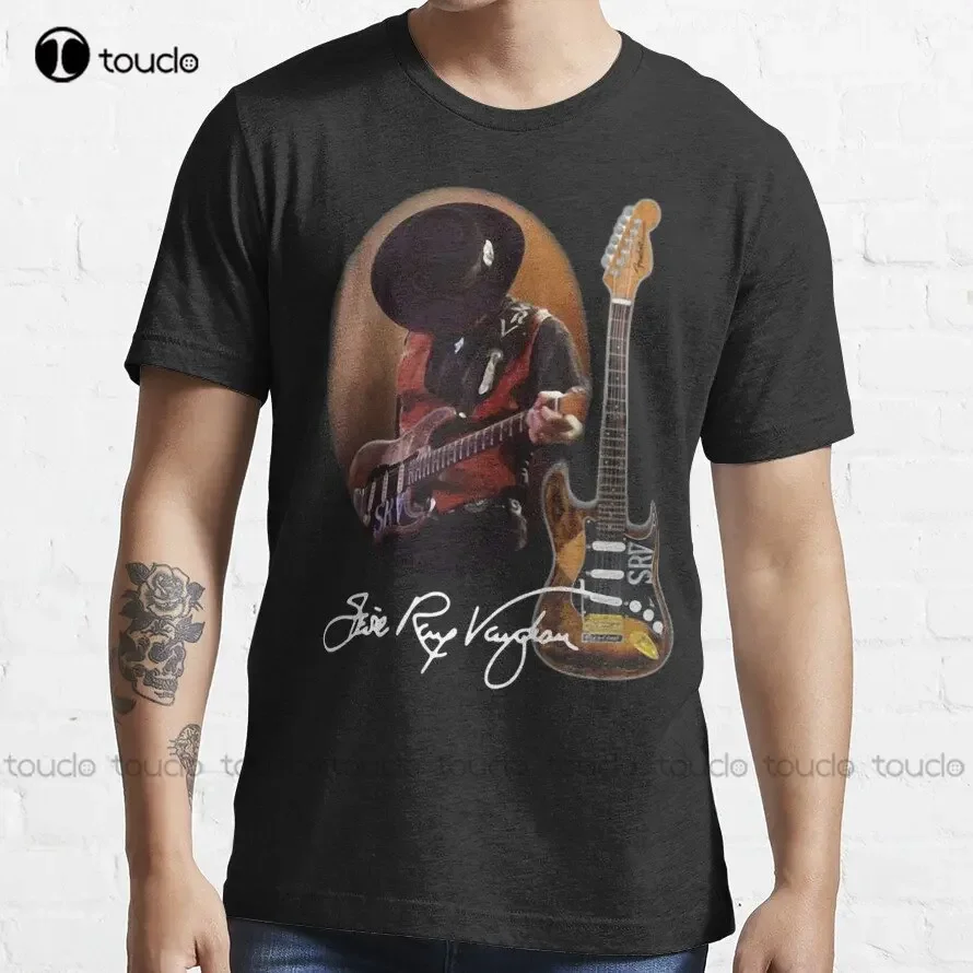 Srv Classic Stevie Ray Vaughan T-Shirt Custom Aldult Teen Unisex Digital Printing Tee Shirts Funny Art Streetwear Cartoon Tee