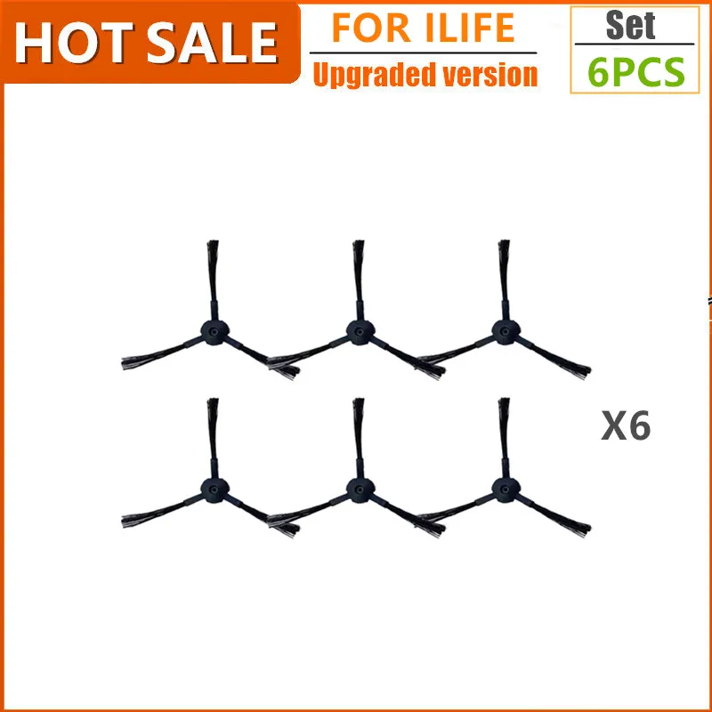 مكنسة كهربائية روبوت أجزاء فرشاة جانبية فلتر الغبار الأساسي ممسحة فلتر Hepa ل ilife v5 v5s V3 V3s v5pro V50 V55 x5 v5s pro
