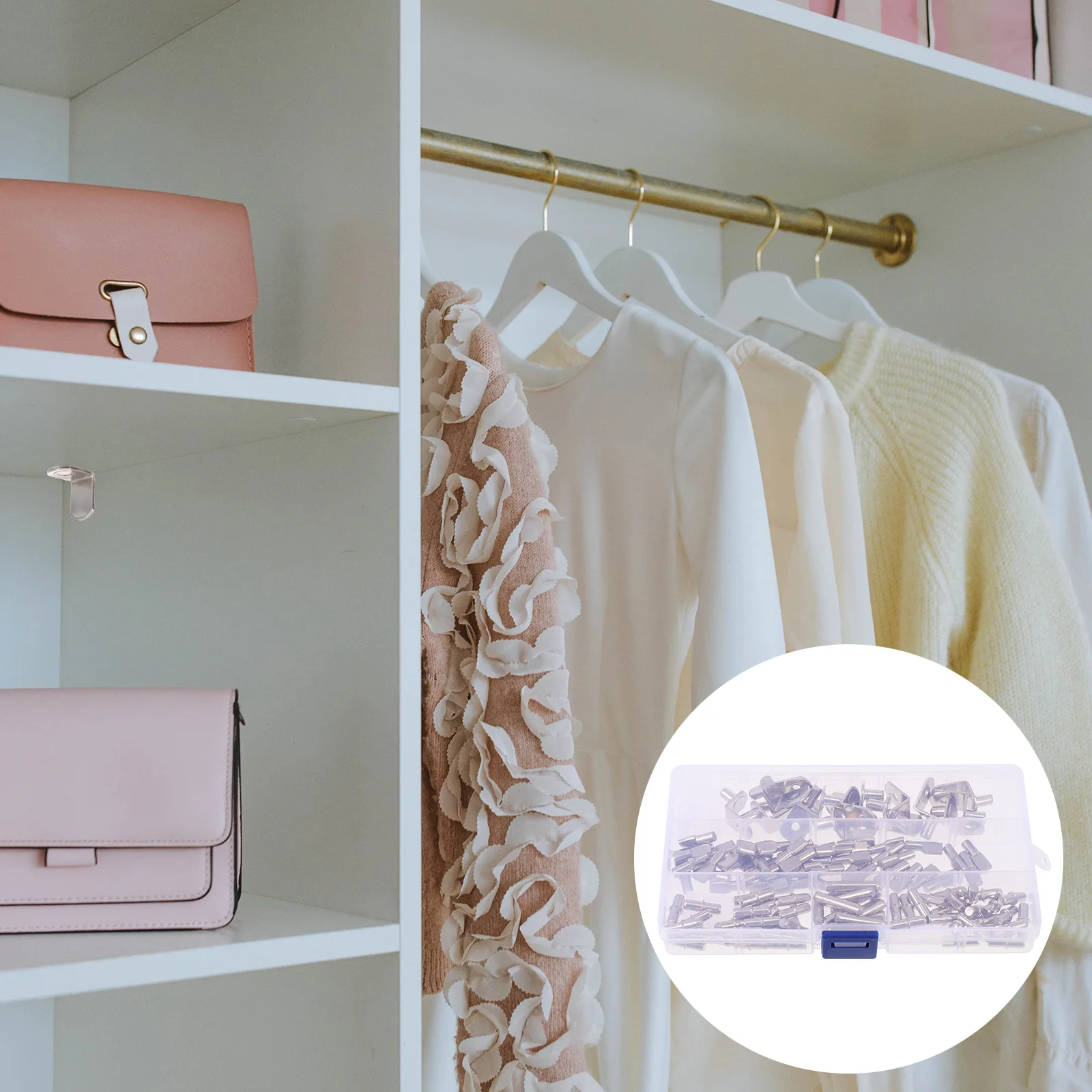 

Shelf Support Pegs Metal Cabinet Holder for Bookshelf Wardrobe Furniture Closet Cupboard Display Case Storage Organizer Durable