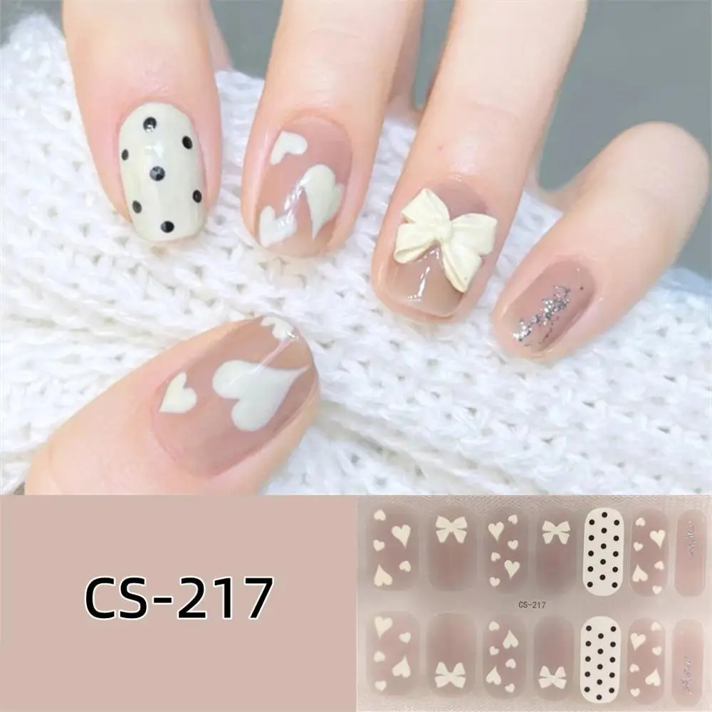 1 ~ 4 Stuks 3d Nail Stickers Verwijderbare Nail Art Decoratie Nagellak Nagelbenodigdheden En Manicure Tools Dames Nagelstickers