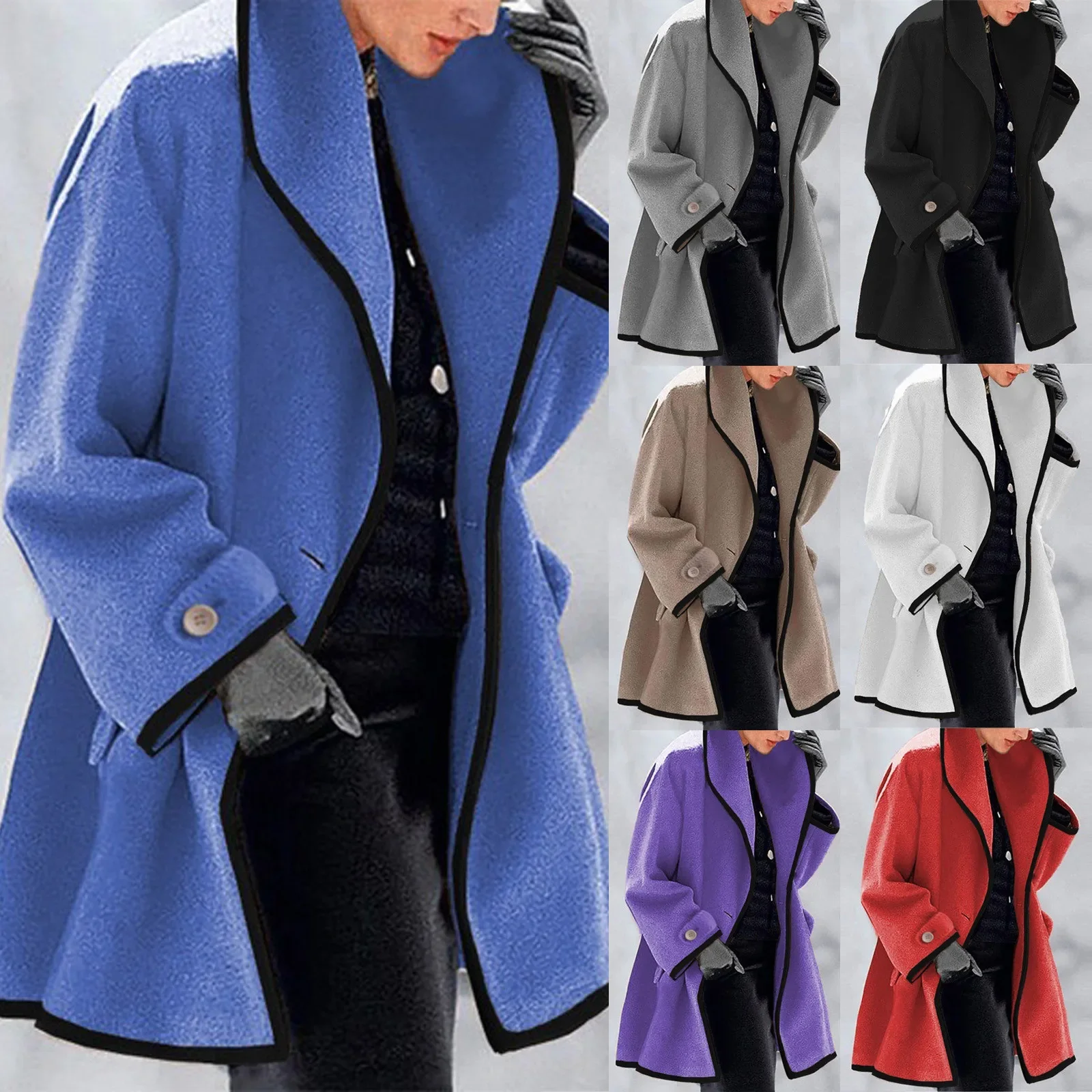 Piumino da donna 2020 inverno donna cappotto invernale in lana Trench da donna caldo sottile lungo soprabito Outwear