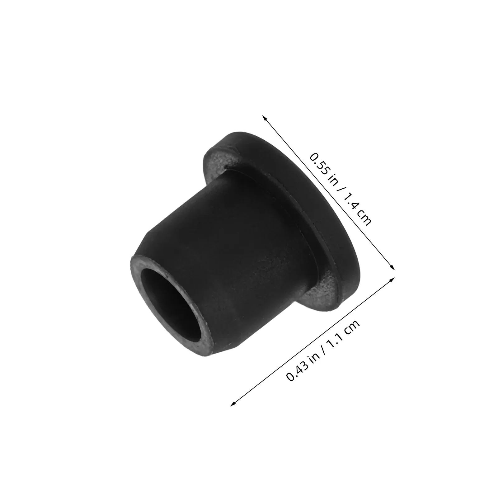 8Pcs Black Rubber Stoppers Lab Bottle Sealing Plugs Leak-Proof Flexible Tapered Vial Stopper for Test Tubes Chemical Reagent