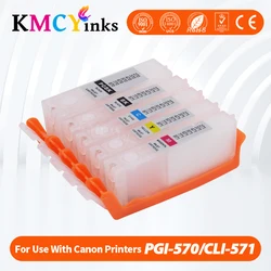 KMCYinks PGI570 571 Empty Refillable Ink Cartridge With ARC Chip For Canon 570 Pixma TS5050 TS5051 TS5053 TS5055 TS6050 Printer