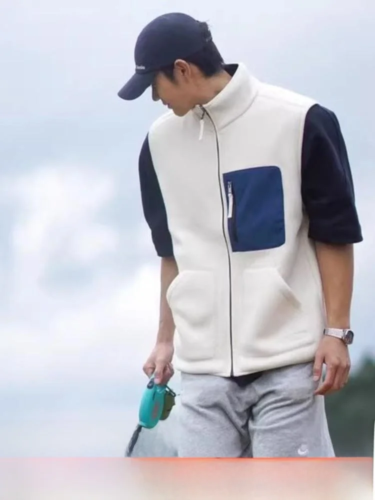 

Теплый жилет Fce, 3D индивидуальный профессиональный уличный жилет для пар, осень-зима, мужской и женский жилет-стойка с застежкой-молнией...