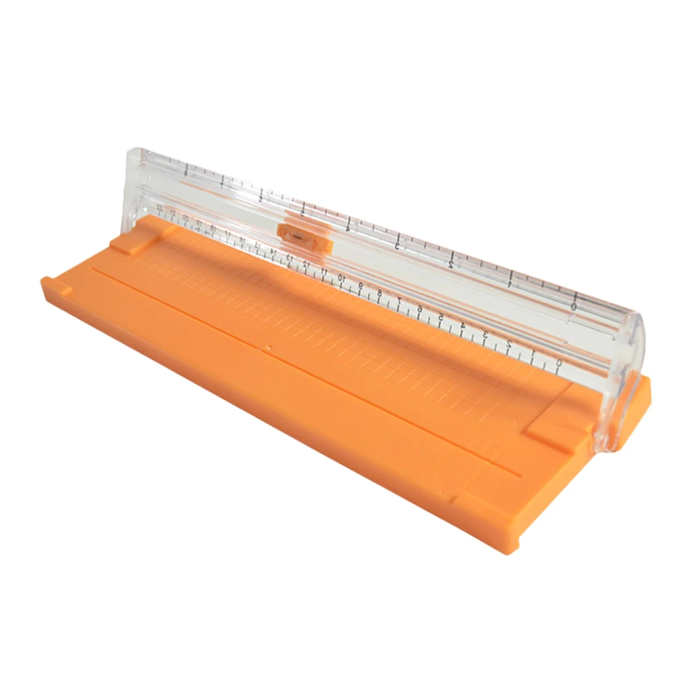 

Mini Paper for Students DIY Craft Tool Cutting Ruler Small Trimmer Board For Card Making Office Use Portable Handheld