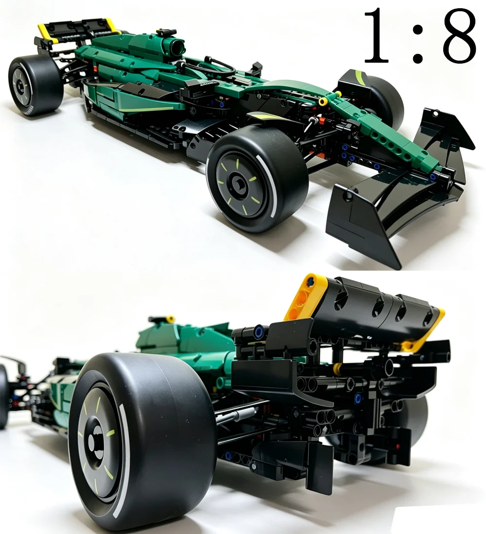 MK6022 1912PCS 1:8 New Technical Speed Building Blocks MOC Sports Car DIY Assembly Model Set Toy Gifts for Adult Decor