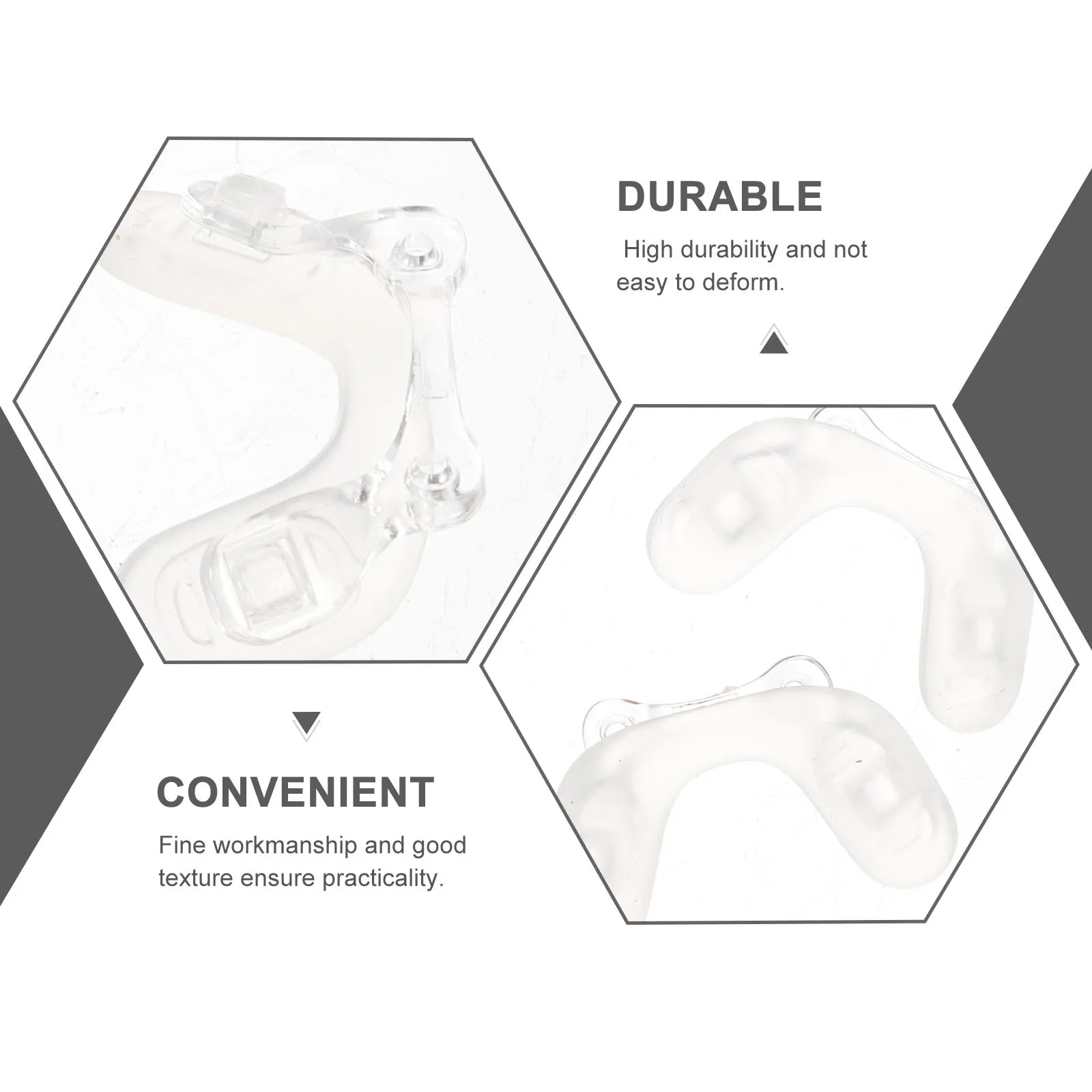 

3Pcs Non-Slip Silicone Nose Pads Comfortable Eyeglass Supplies Increase Height Prevent Slipping Glasses Nose Pads