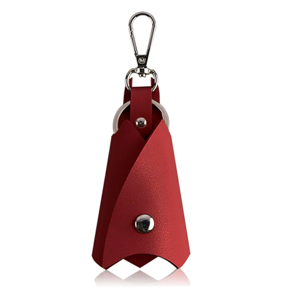 

Case Interior Accessories Car Key Wallet Mini Card Bag Men's Key Holder Leather Keychain Remote Key Pouch Car Key Organizer