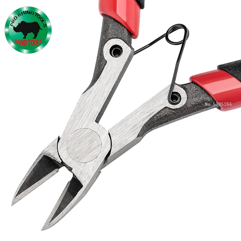 PRO RHINO TOOLS YN-506 5 Inch Diagonal Pliers Super Hard Cable Cutter for Cutting Plastic Element Feet