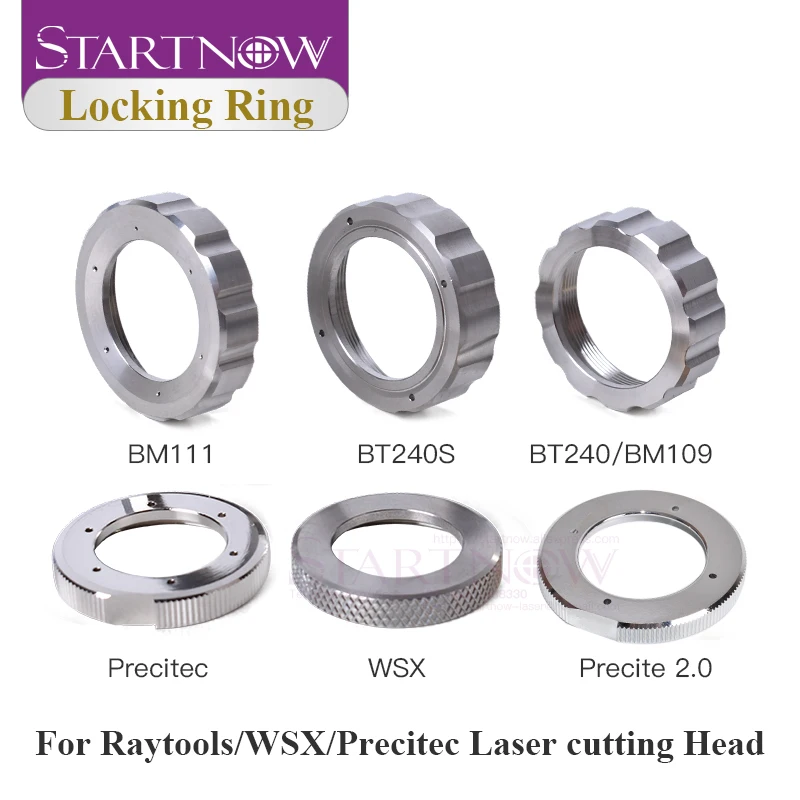 

Startnow Laser Locking Ring For Precitec Raytools BT240S BM109 BM111 WSX Fiber Laser Head Ceramic Lock Ring Fasten Nut