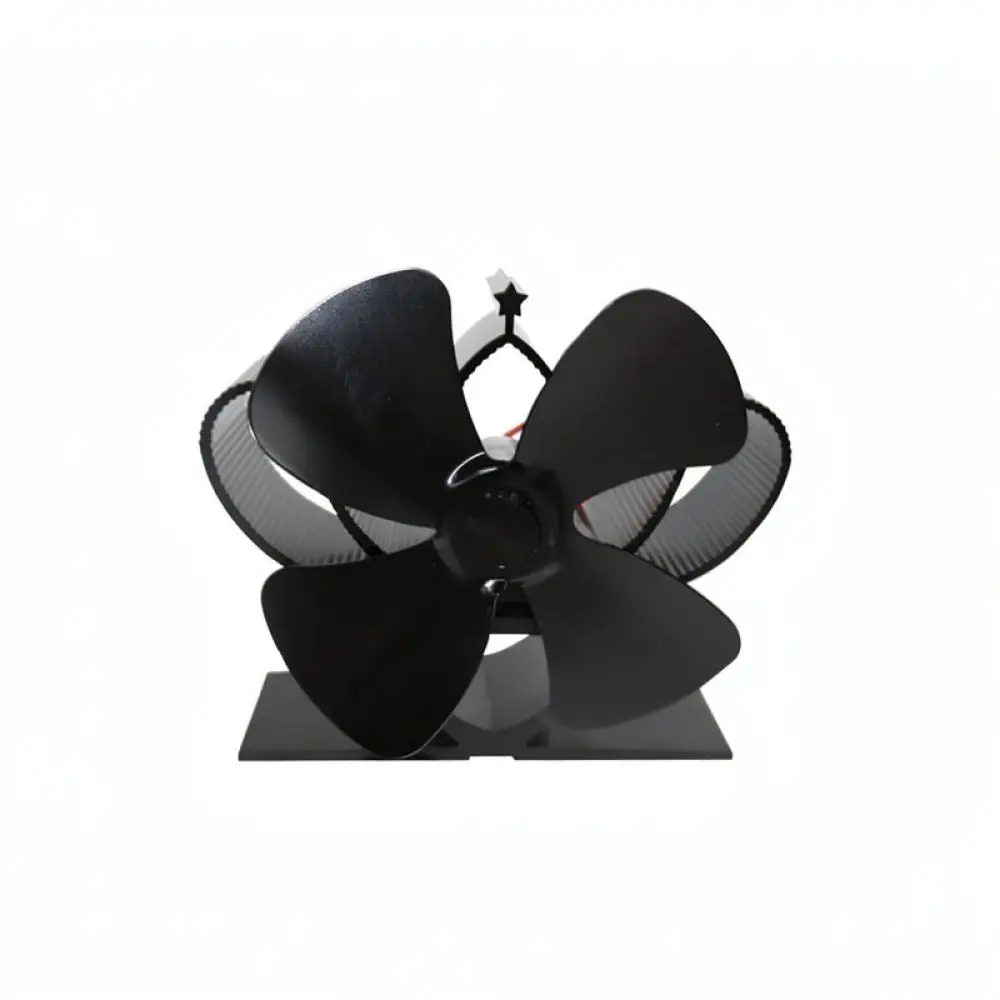 Professional 8 Blade Heat Powered Stove Fan Silent Fireplace Blower Automatic Thermal Speed Control Heating Device