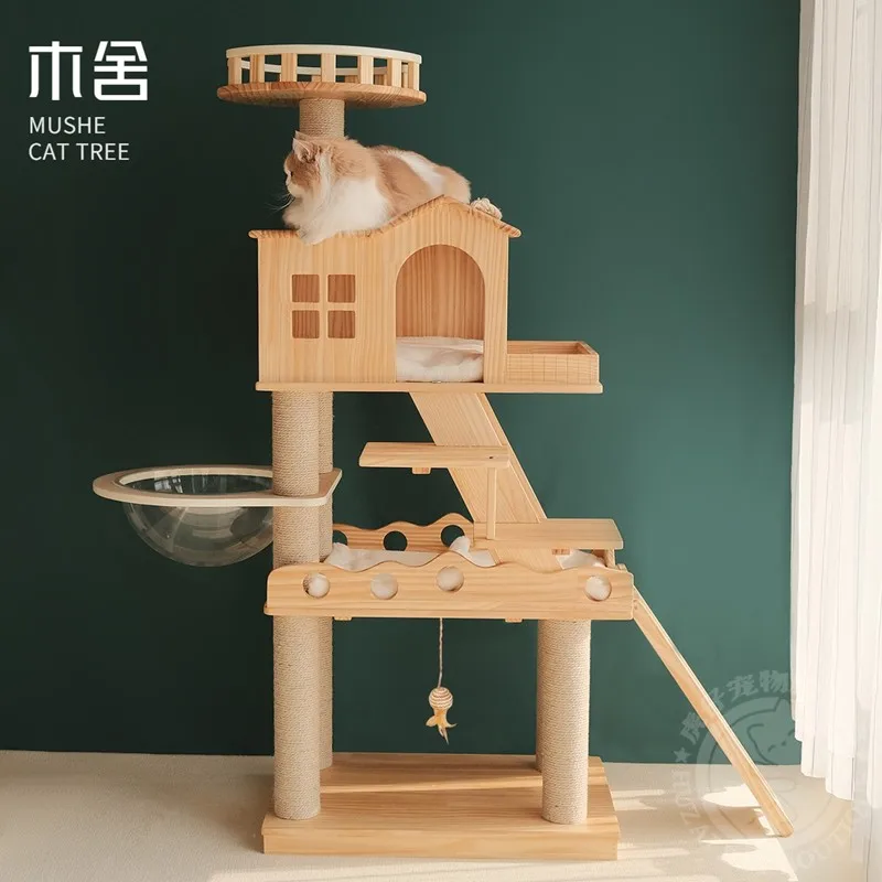 Cat Nest Cat Tree Cat Villa Space Bowl Sisal Column Cat Rack Cat Furniture Cat Rack Cat Grip Column