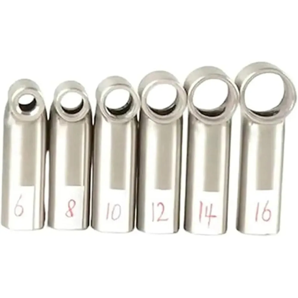 Dreadlock Machine Replacement Holes 6‑Piece Set Multiple Sizes 6/8/10/12/14/16mm For Different Thickness Dreadlock Making