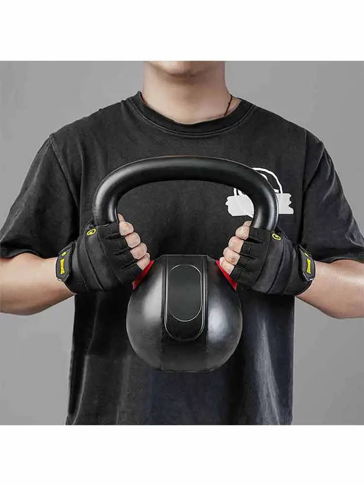 AliExpress NONE 1Pair Workout Gloves for Men and Women, Full Palm Protection Weight Lifting Gym Gloves for Training, Cycling, Fitness, Exercise