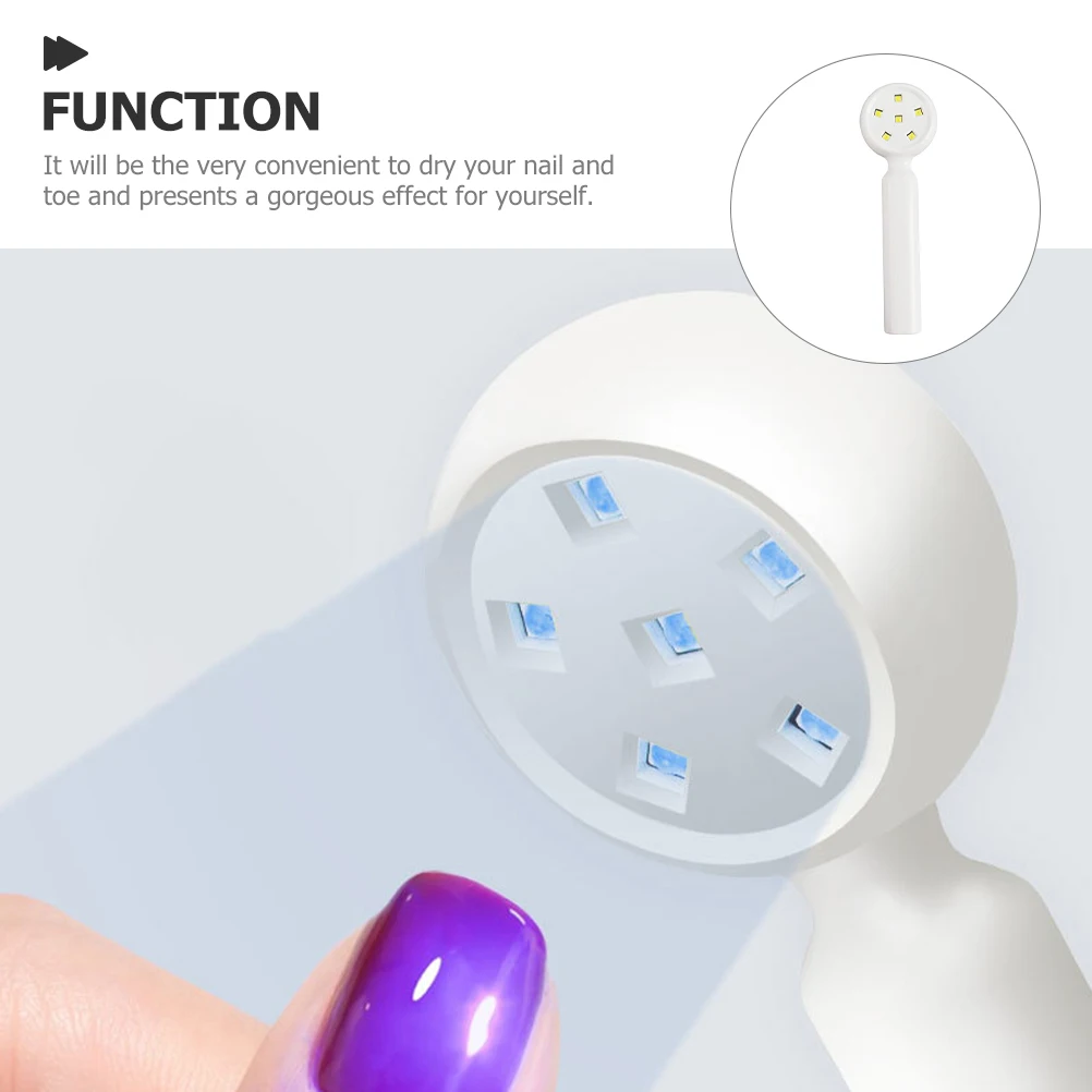 

Handheld Nail Lamp Portable Dryer LED Light Gel Nails Small Size Lightweight Quick Dry UV LED Lamp for Home Salon Use for Gel