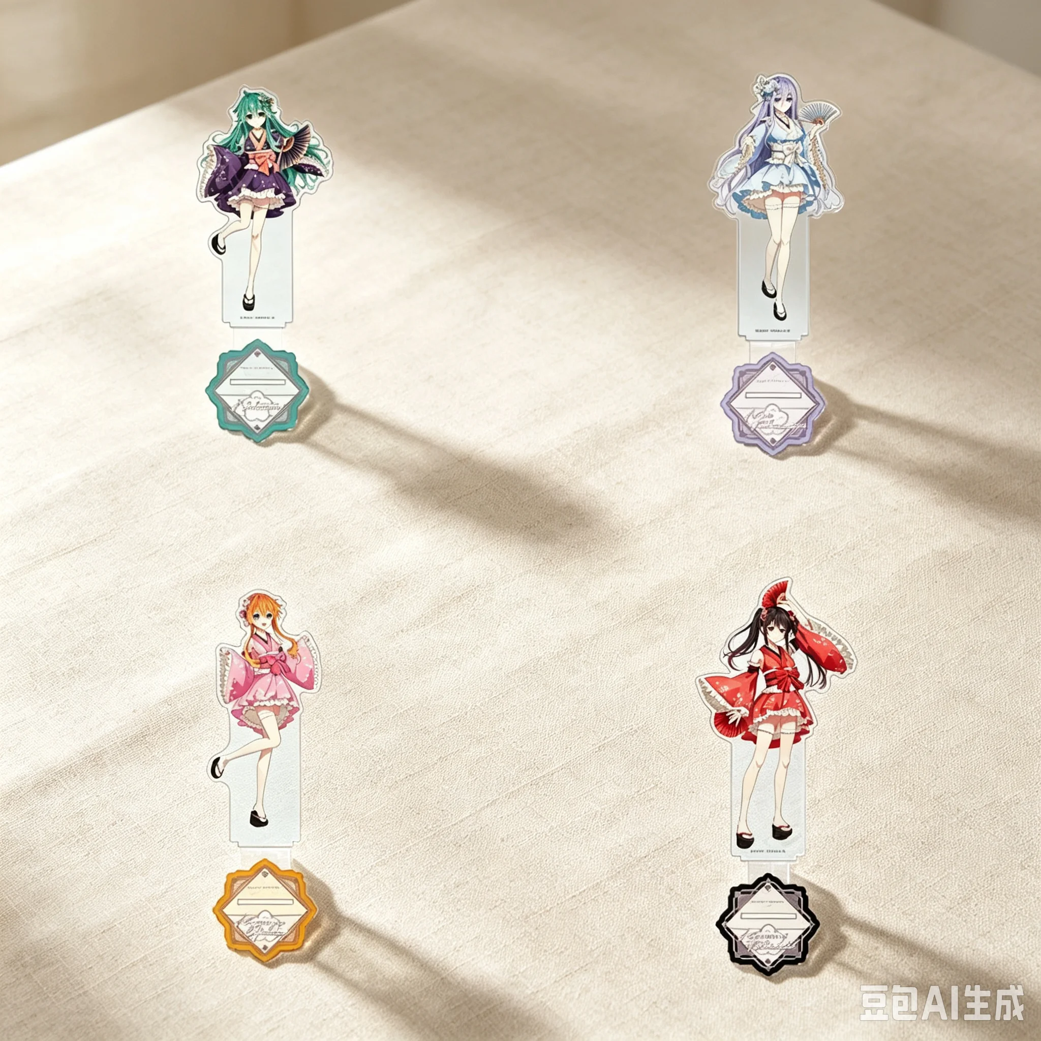 15cm Anime Acrylic Stand Model Date A Live V Bookshelf Decoration Products High Definition Images Bookshelf Decoration Keychain