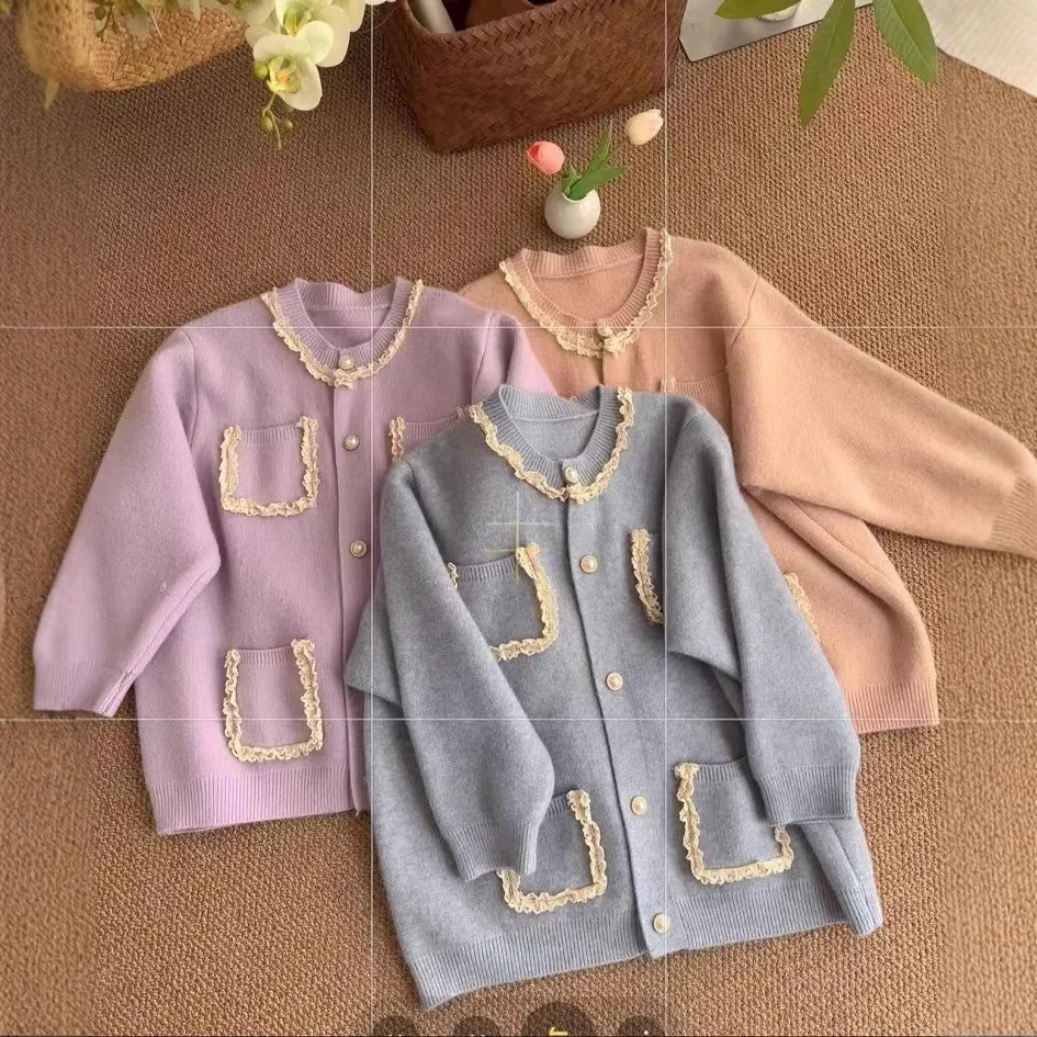 

Oversized sweater jacket for women thickened 2024 autumn and winter new Korean version loose Sweater cardigan