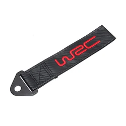 Ceinture de ULde remorquage de remorque de gril de fibre de carbone, pare-chocs avant de voiture d'emblème de WRC, décoration de course pour BMW, Honda, Toyota, accessoires d'Audi