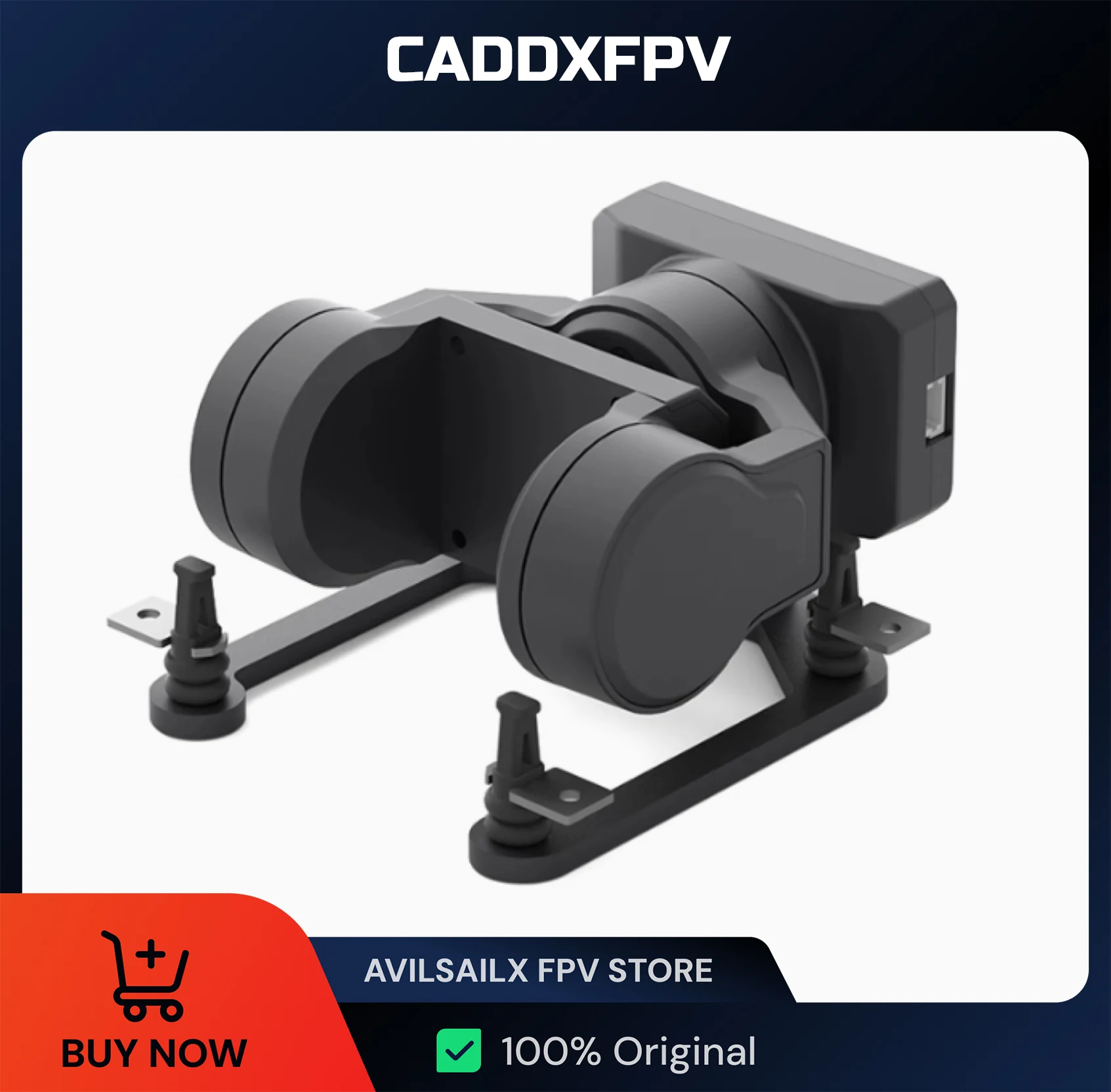 

Caddx Walksnail GM1 GM2 GM3 FPV Head Tracker Gimbal w/ Gyroflow for 19mm Avatar HD Goggles & Pro/Moon Kits FPV Drone Car​