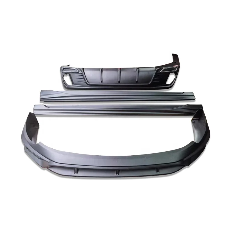 

Full Set Car Body Kits Front Lip Rear Diffuser Lip Side Skirts for mitsubishi Outlander 2016-2018 ABS Material Exterior Parts