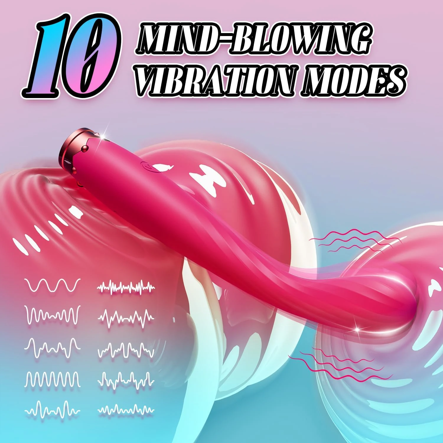 Clitoral G Spot Vibrator Clitoral Nipple Stimulator Finger Bullet Vibrators Waterproof Strapless on Dildo Anal Toys for Couple view 2