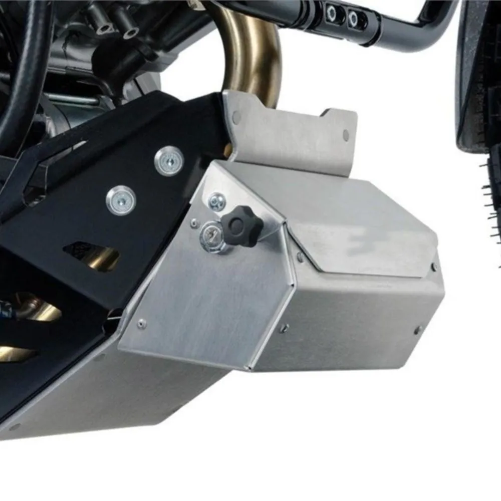 

KLR650 Motorcycle Accessories Skid Plate Bash Frame Engine Guard Tool Box Skidplate Toolbox For Kawasaki KLR 650 2008-2022 2023