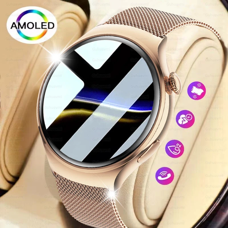 Frauen NFC Smartwatch Bluetooth Anruf wasserdicht Smartwatch Blutdruck Sauerstoff Gesundheits