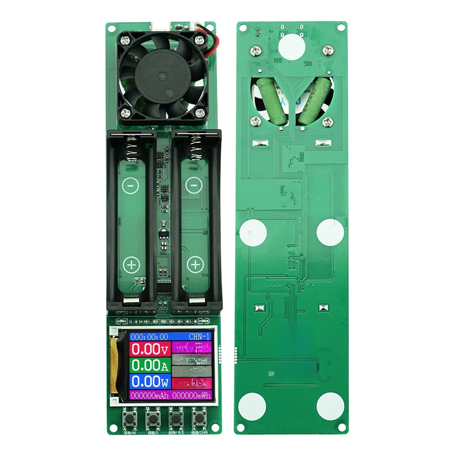 Dual Channel 18650 Battery Capacity Internal Resistance Tester Charge Discharge Module
