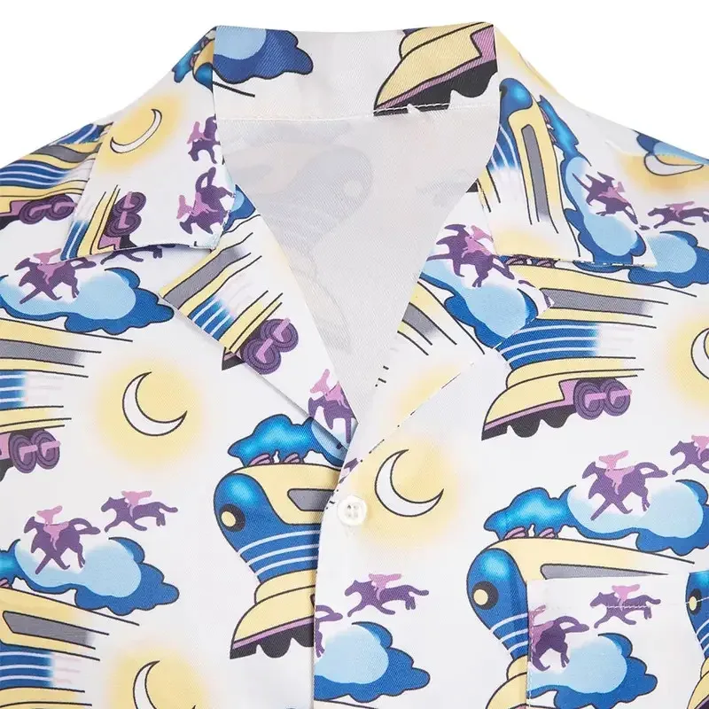 영화 백 투 더 퓨처 닥터 브라운 코스프레 판타지아 의상 캐주얼 티셔츠 성인 남성 남성용 변장 할로윈 카니발 파티 의상;3